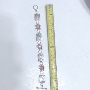 Bracelet sterling silver 925 with stones